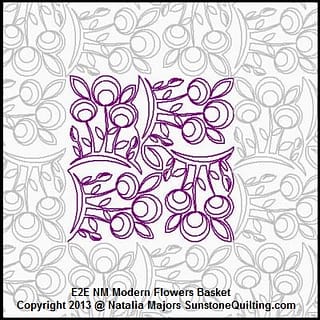 E2E NM Modern Flowers basket