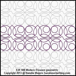 E2E NM Modern Flowers geometric