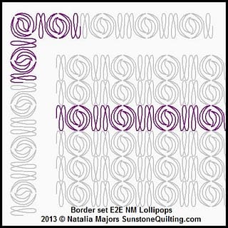 Border set E2E NM Lollipops