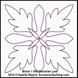 Block 1 NM Hawaiian Leaf