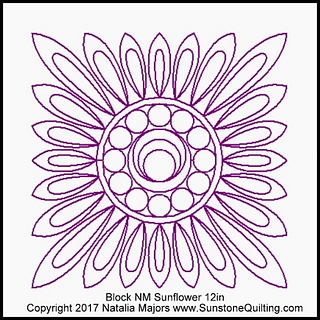 Block NM Sunflower 12in 400x400