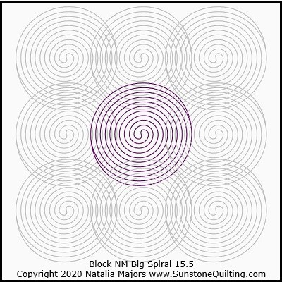 Block NM Big Spiral 15.5 Layout