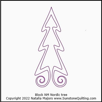 Block NM Nordic tree