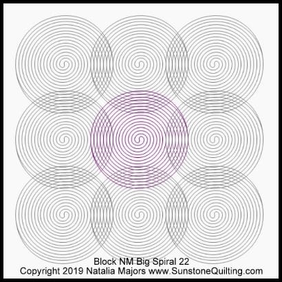 Block NM Big Spiral 22 layout 400x399