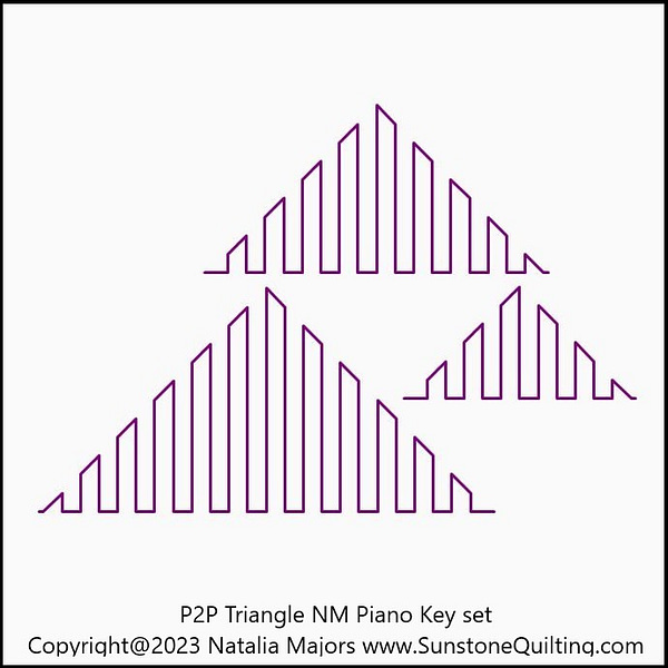 P2P Triangle NM Piano Key set