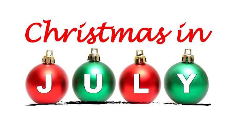 christmas in july slide